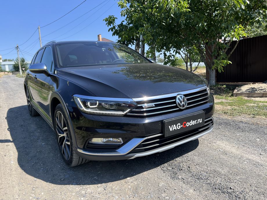 VW Passat B8-2,0TSI-4х4-DSG7-2019м/г - программная разблокировка функции ассистента городского автопилота с удержанием автомобиля в полосе при движении в городском потоке Трафик Джем Ассист (Traffic Jam Assist, TJA) и активация функции отображения Распознавания дорожных знаков в панели приборов (Traffic Sign Detection, VZE) Фольксваген Пассат Б8 в VAG-Coder.ru в Ростове-на-Дону