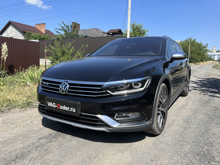 VW Passat B8-2,0TSI-4х4-DSG7-2019м/г - программная разблокировка функции ассистента городского автопилота с удержанием автомобиля в полосе при движении в городском потоке Трафик Джем Ассист (Traffic Jam Assist, TJA) и активация функции отображения Распознавания дорожных знаков в панели приборов (Traffic Sign Detection, VZE) Фольксваген Пассат Б8 в VAG-Coder.ru в Ростове-на-Дону