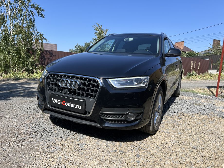 Audi Q3-2,0TDI-4х4-DSG7-2014м/г - обновление устаревшей прошивки блока управления ABS, активация и кодирование пакета скрытых заводских функций, активация программной функции Audi Drive Select (ADS, Ауди Драйв Селект), и перепрошивка руля в Audi Q3 RS Quattro на Ауди Ку3 в VAG-Coder.ru в Ростове-на-Дону